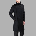 Kaschmir-Blazer mit schrägem Kragen