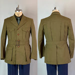 US Marine Grüne Militär-Wolluniform-Jacke