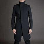 Kaschmir-Blazer mit schrägem Kragen