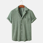 Men Vintage 80's Corduroy T-shirt
