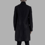 Kaschmir-Blazer mit schrägem Kragen