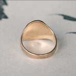 1970s Tree Bark Signet Ring