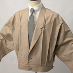 Single-Breasted Cocoon Jacket
