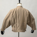 Single-Breasted Cocoon Jacket