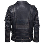 Uniformjacke aus echtem Rindsleder