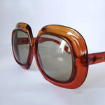 1970er Jahre Christliche Übergroße Sonnenbrille