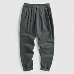 Herren Leinenhose mit elastischem Bund