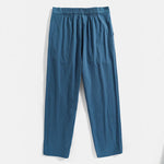 Herren Leinenhose mit elastischem Bund