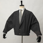 Single-Breasted Cocoon Jacket