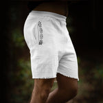 Natürliche Leinen-Shorts für Herren