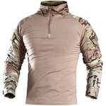 Herren Militär Taktisches Armee Kampf Langarmshirt