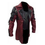 Echtleder Gothic Steampunk Mantel