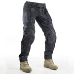 Überlebens- und taktische Ausrüstungshose mit Knieschonern für Jagd, Paintball, Airsoft, BDU, Militär-Camouflage-Kampfhose für Herren