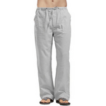 Herren Leinen-Großgrößen-Taschenhose
