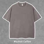 T-Shirts aus 100 % Baumwolle, ausgewaschen, locker geschnitten