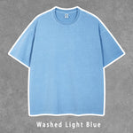 T-Shirts aus 100 % Baumwolle, ausgewaschen, locker geschnitten