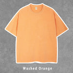 T-Shirts aus 100 % Baumwolle, ausgewaschen, locker geschnitten