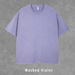 T-Shirts aus 100 % Baumwolle, ausgewaschen, locker geschnitten