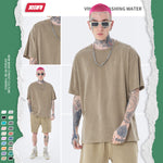 T-Shirts aus 100 % Baumwolle, ausgewaschen, locker geschnitten
