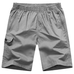 [120 cm Bundweite] Herren Shorts mit Reißverschluss, Übergröße