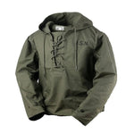 USN Wet Weather Parka Vintage Deck Jacket Pullover Schnürung WW2 Uniform