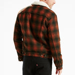 Retro Check Sherpa Trucker Jacket