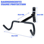 Dual Hook Folding Garage Wall Mounted Bicycle Bike Storage Stand