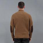 [Ausverkauf] Baltischer Strickpullover mit halber Knopfleiste