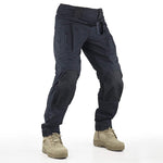 Überlebens- und taktische Ausrüstungshose mit Knieschonern für Jagd, Paintball, Airsoft, BDU, Militär-Camouflage-Kampfhose für Herren