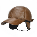 Baseballkappe aus echtem Leder