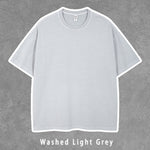 T-Shirts aus 100 % Baumwolle, ausgewaschen, locker geschnitten