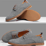Formelle Wildleder-Schnürschuhe