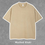 T-Shirts aus 100 % Baumwolle, ausgewaschen, locker geschnitten