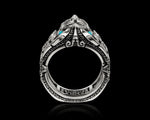 Handgeschnitzter Ring