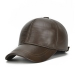 Baseballkappe aus echtem Leder