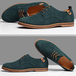 Formelle Wildleder-Schnürschuhe