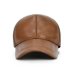 Baseballkappe aus echtem Leder