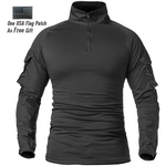Herren Militär Taktisches Armee Kampf Langarmshirt