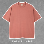 T-Shirts aus 100 % Baumwolle, ausgewaschen, locker geschnitten