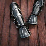 Mittelalterliche Krieger LARP Lederarmbänder