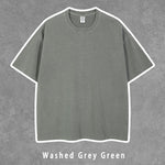 T-Shirts aus 100 % Baumwolle, ausgewaschen, locker geschnitten