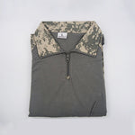 Herren Taktische Militärshirts 1/4 Zip Langarmshirt