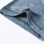 Herren Langarm Henley Shirt mit Rundhalsausschnitt